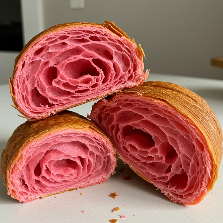 Baby Pink Croissants Outcome