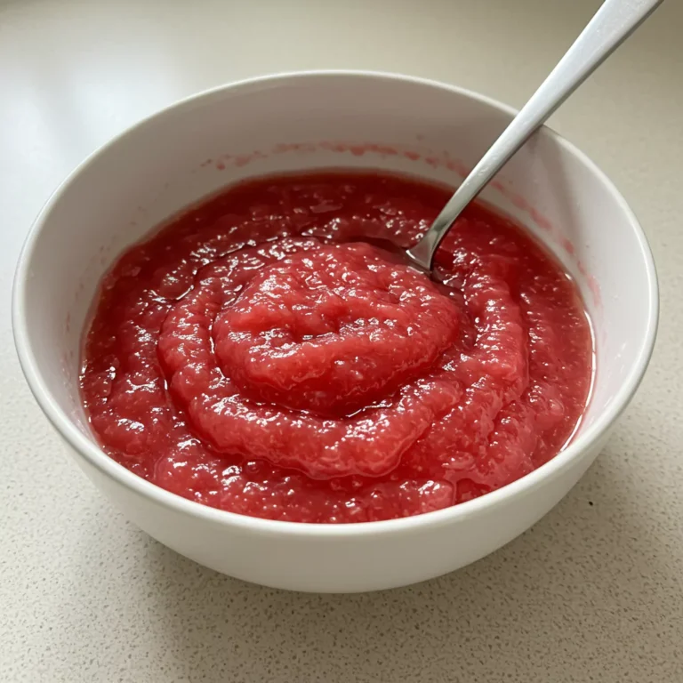 Rhubarb Sauce Recipe