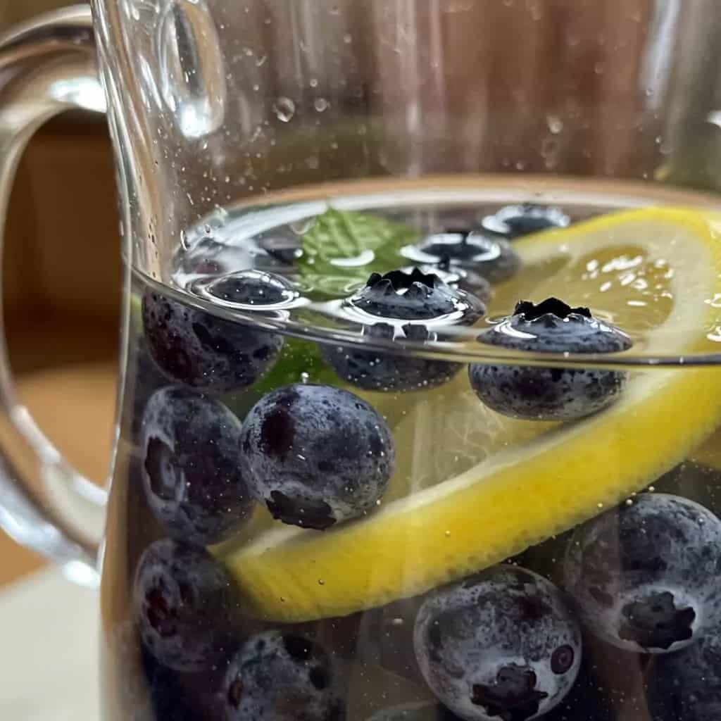 Blueberry Infused Water
