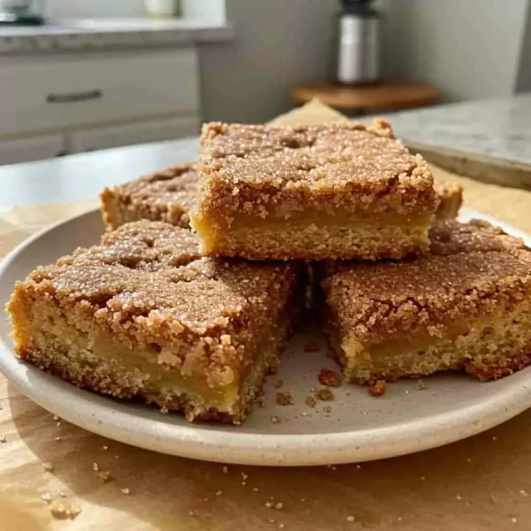 Chewy Snickerdoodle Cookie Bars