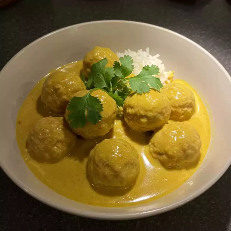 Coconut Curry Meatballs