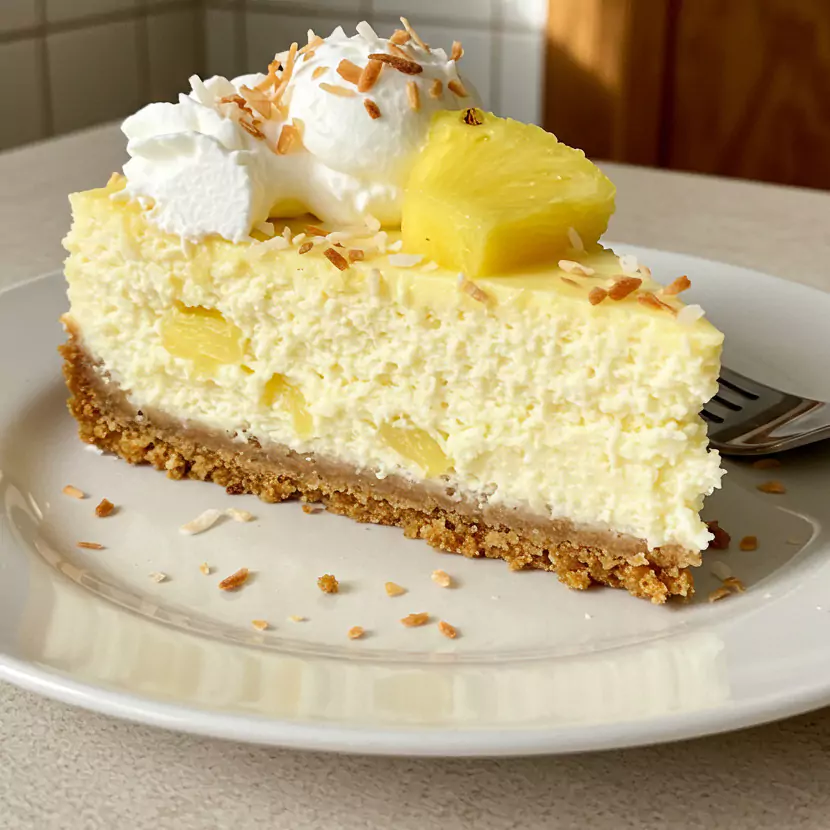 Coconut Pineapple Cheesecake