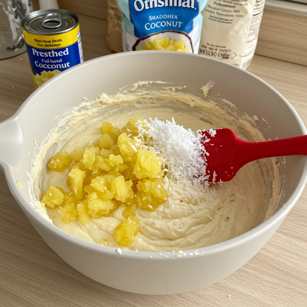 Coconut Pineapple Cheesecake