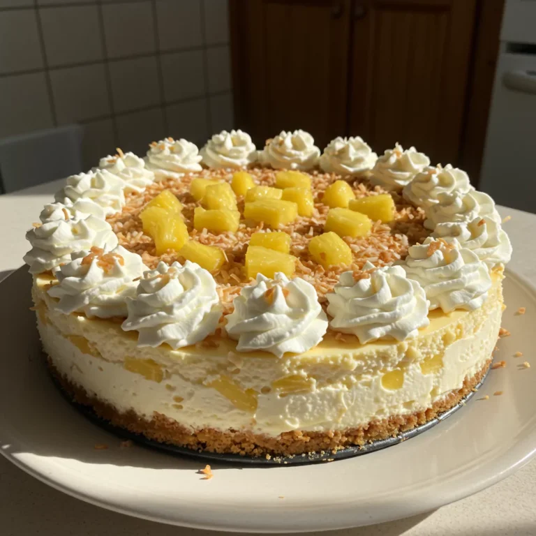 Coconut Pineapple Cheesecake