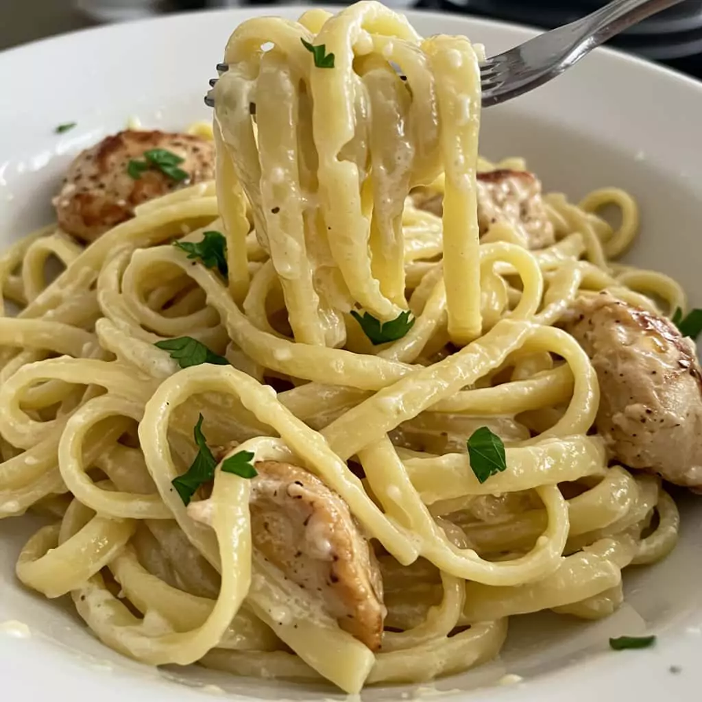 Creamy Parmesan Chicken Pasta