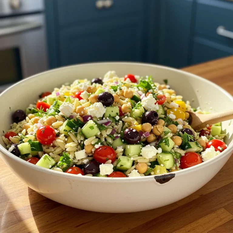 Greek Orzo Pasta Salad