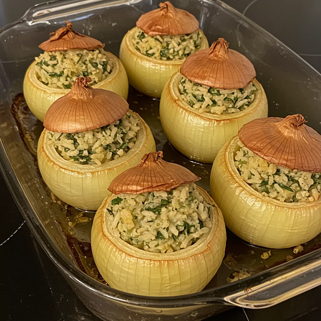 Greek Stuffed Onions: Easy & Delicious Vegan Recipe
