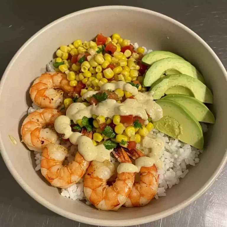 Grilled Shrimp Bowl with Avocado