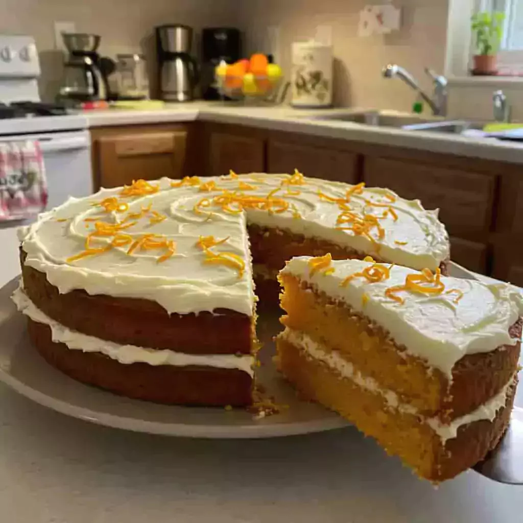 Orange Velvet Cake
