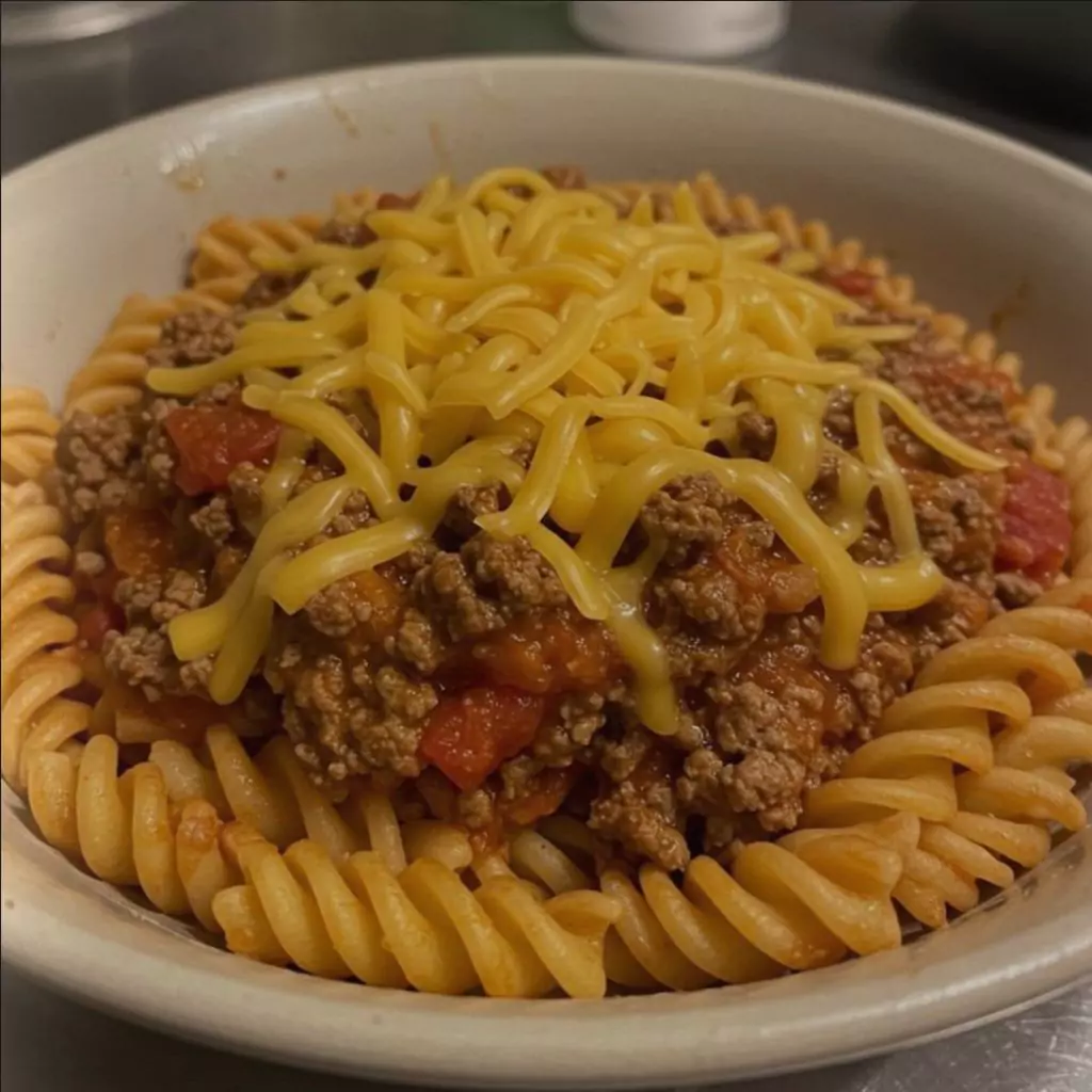 Rotel Pasta with Ground Beef