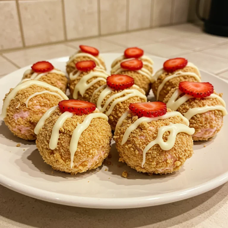 Strawberry Cheesecake Crunch Bites