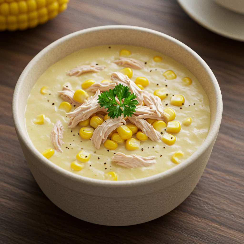 chicken corn soup recipe
