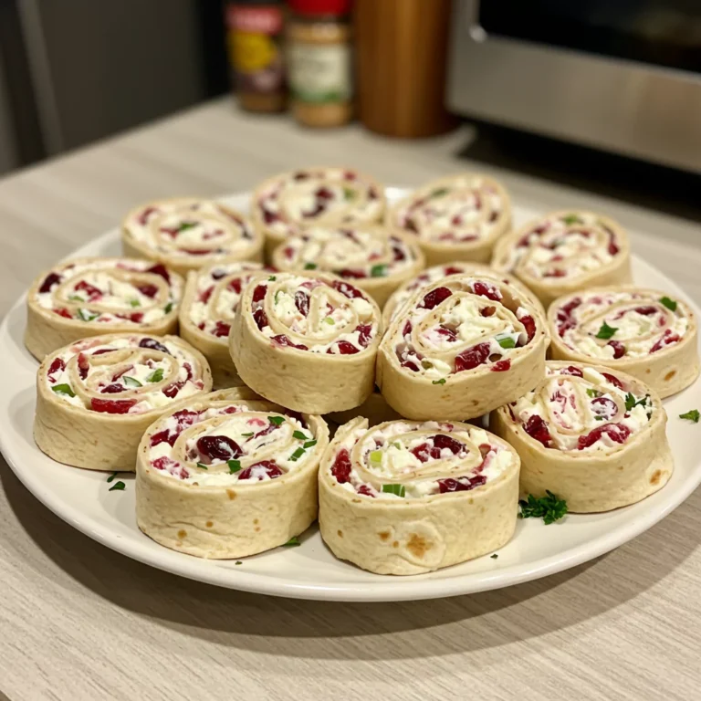 cranberry feta pinwheels
