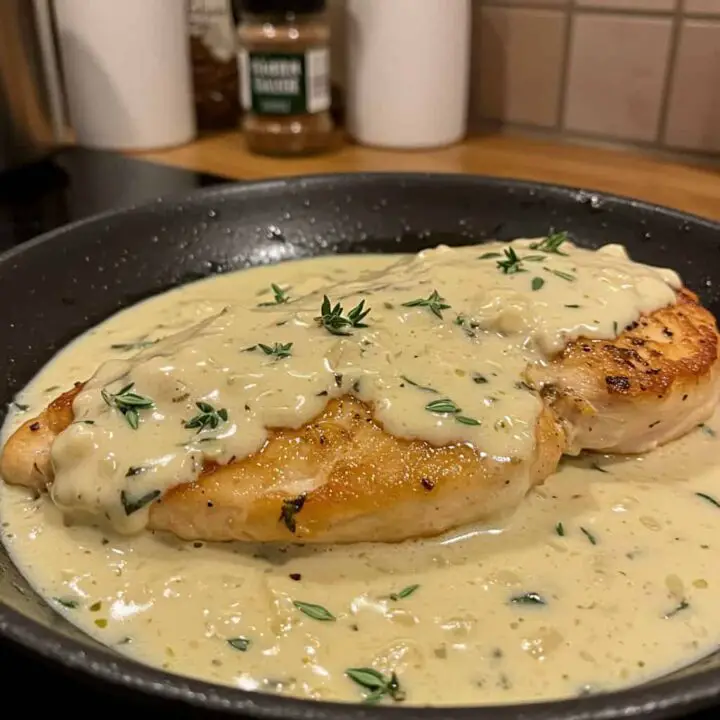creamy herb sauce with thyme