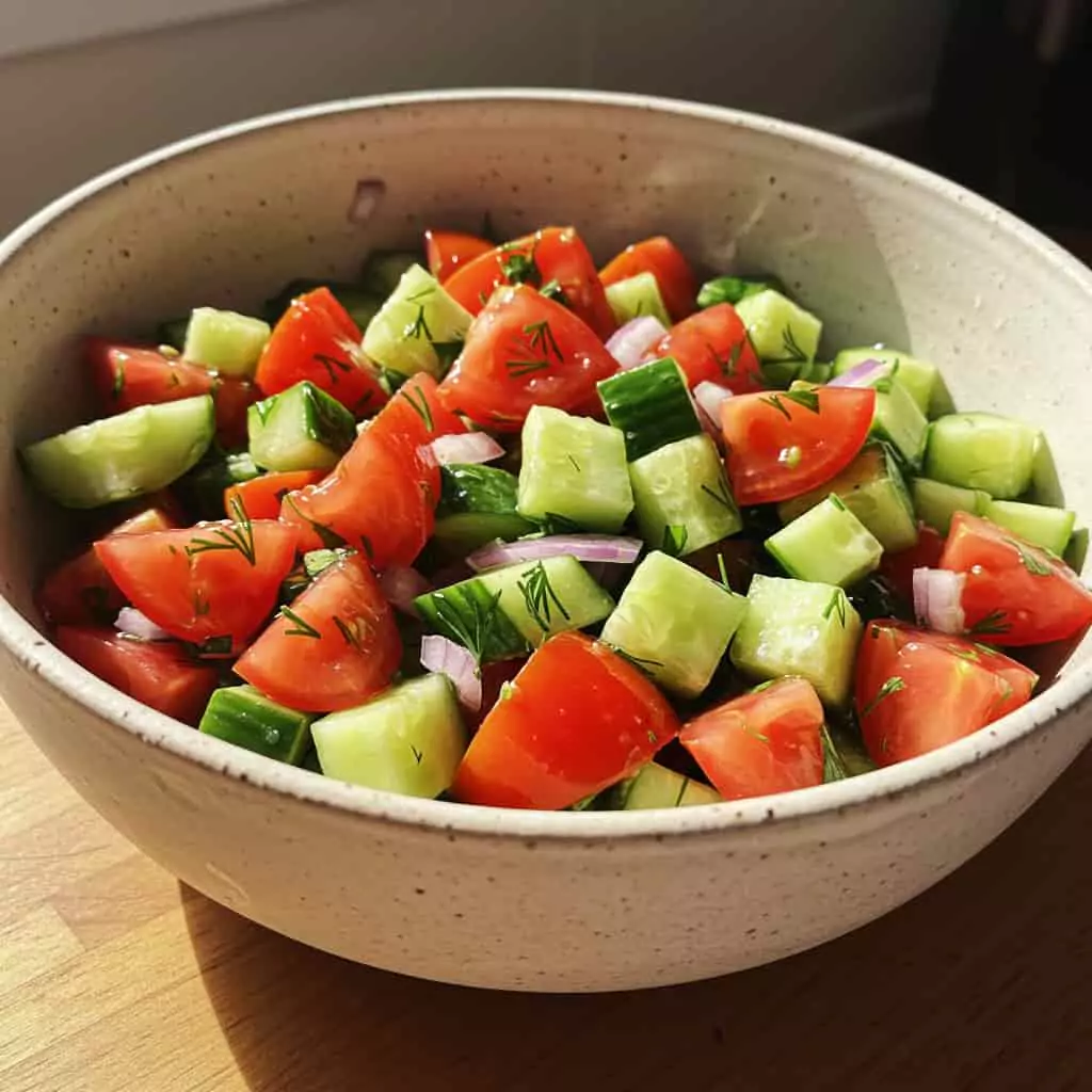 cucumber tomato salad