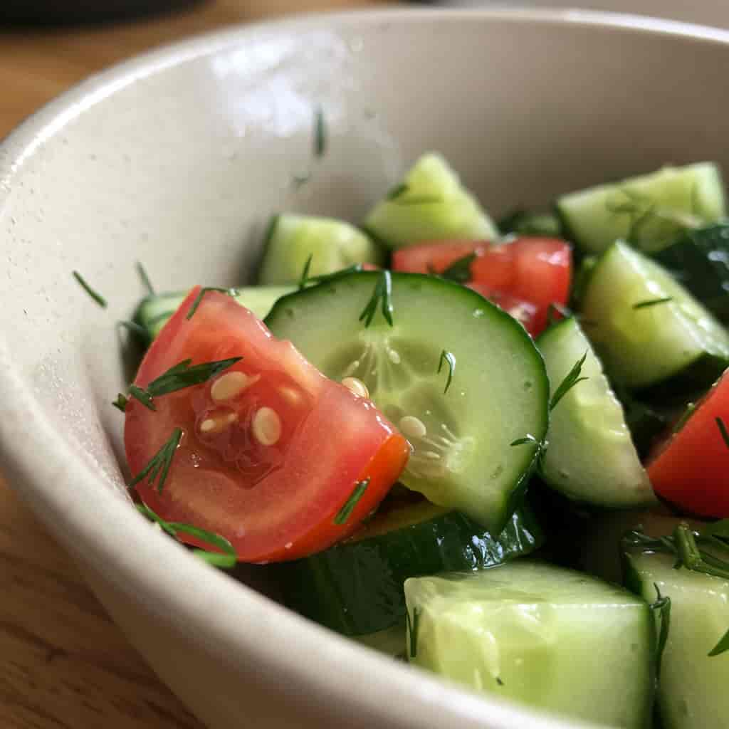 cucumber tomato salad
