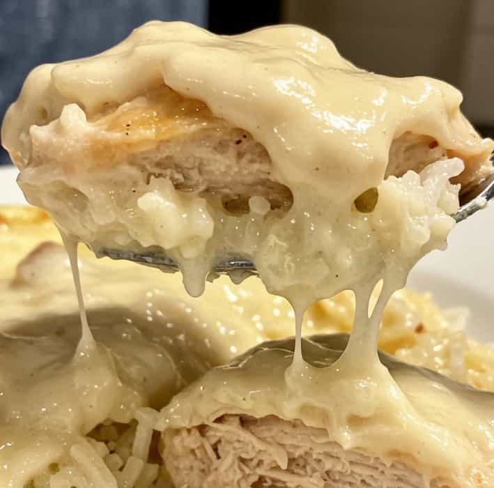 Creamy Smothered Chicken and Rice