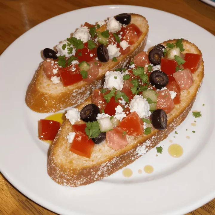 Greek Bruschetta