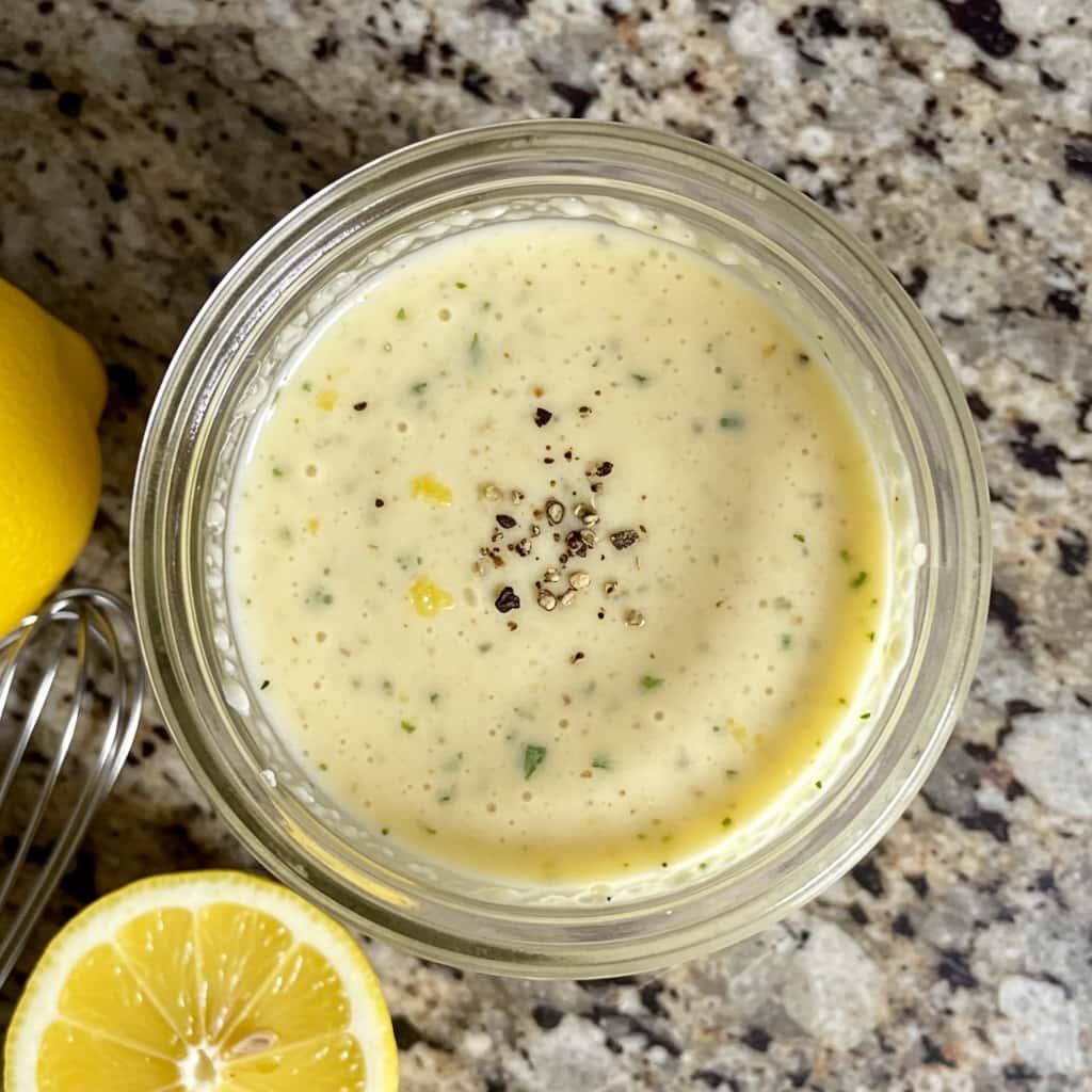 lemon vinaigrette dressing