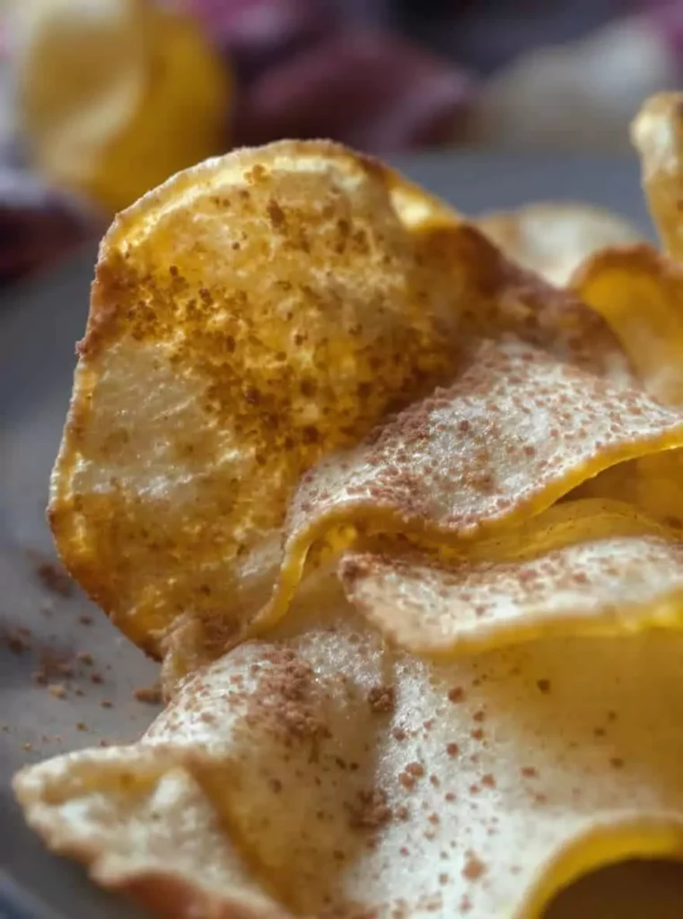 Air Fryer Cinnamon Apple Chips