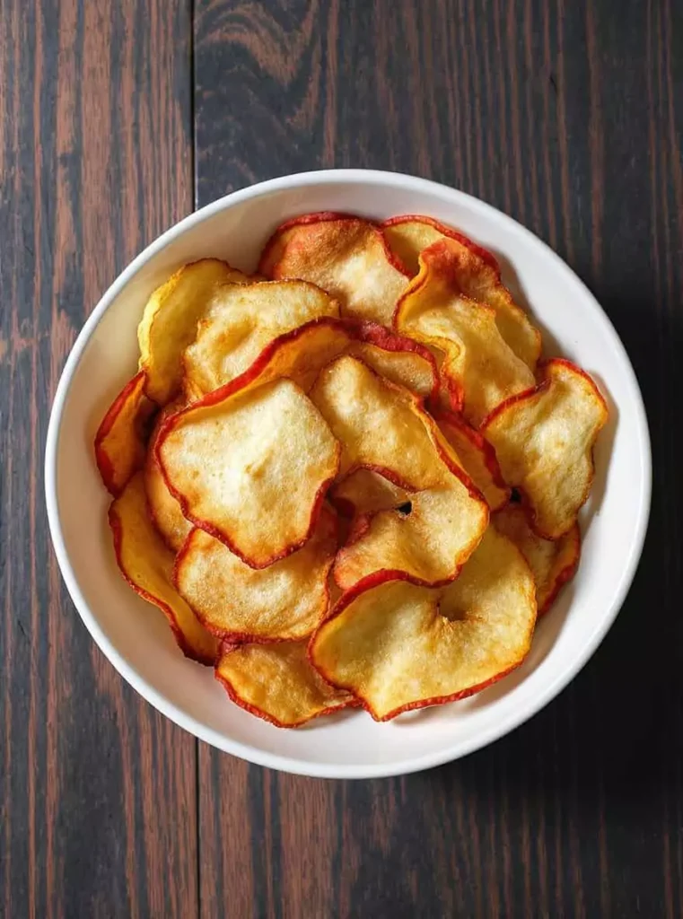 Air Fryer Cinnamon Apple Chips