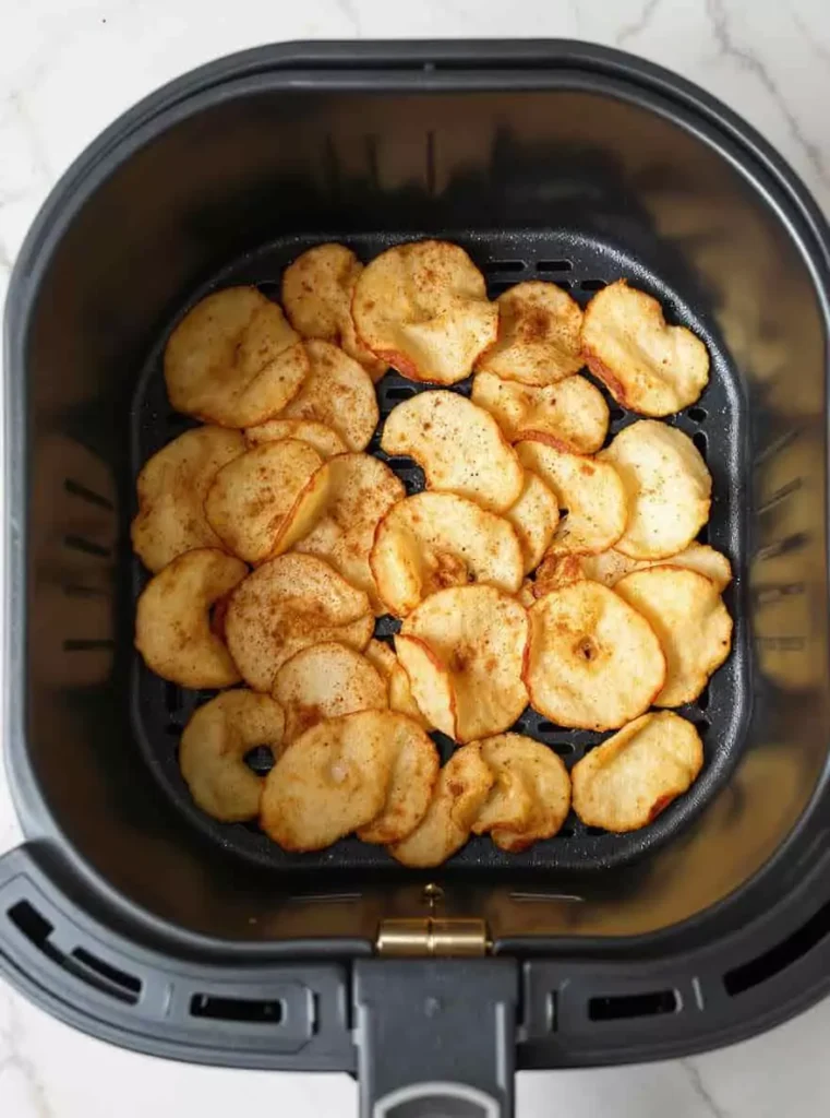 Air Fryer Cinnamon Apple Chips