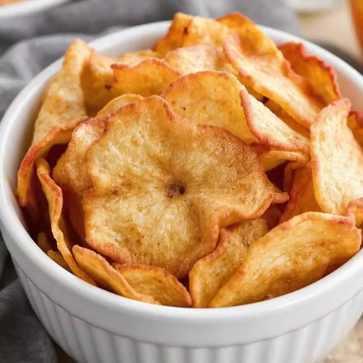 Air Fryer Cinnamon Apple Chips
