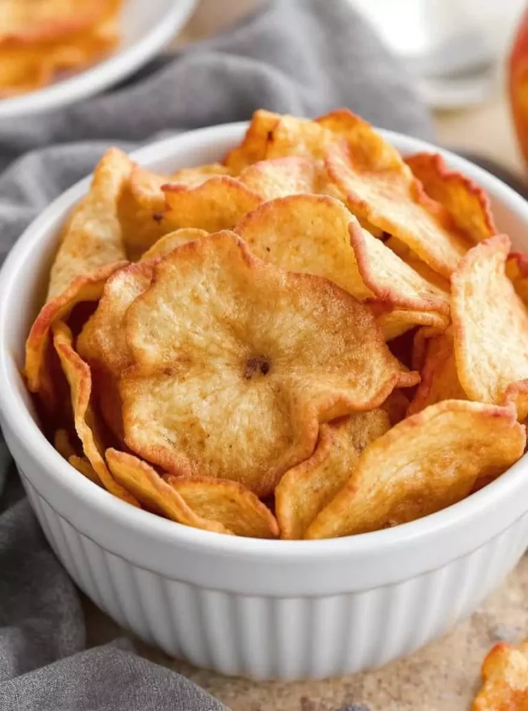Air Fryer Cinnamon Apple Chips