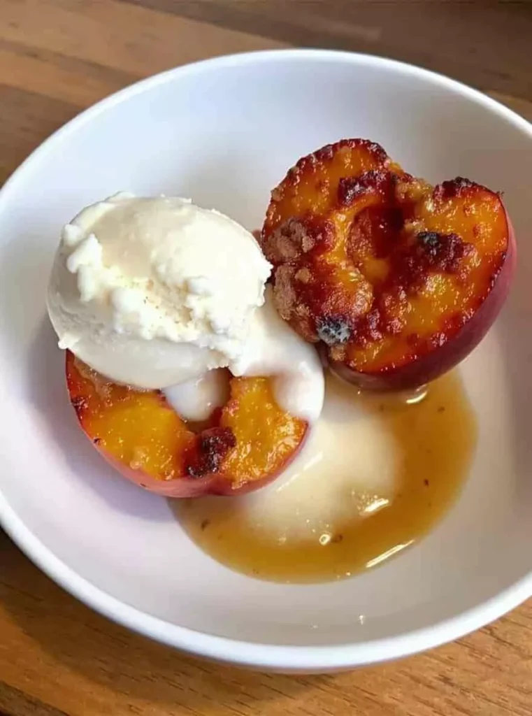 Air Fryer Peaches