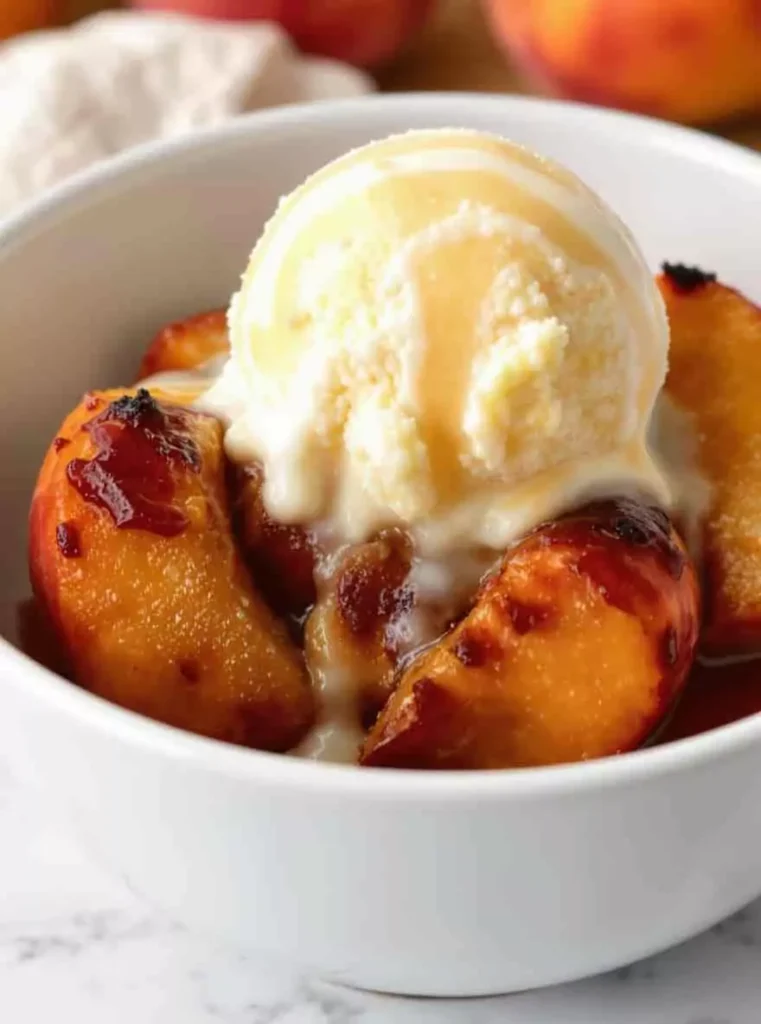 Air Fryer Peaches