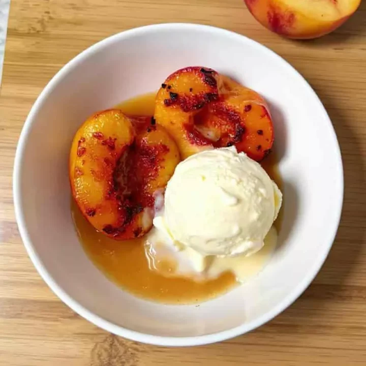 Air Fryer Peaches