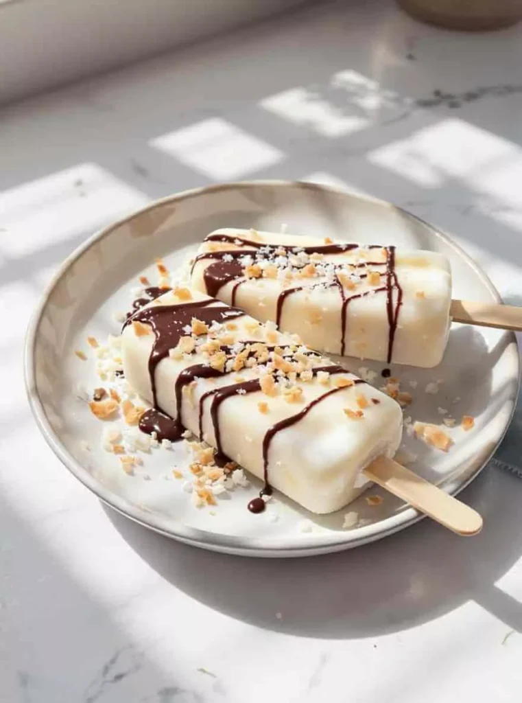 Creamy Coconut Ice Pops