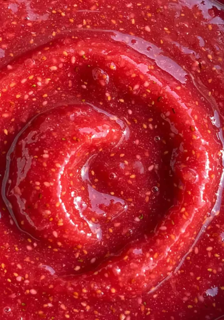 Homemade Strawberry Sorbet