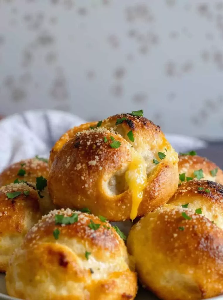 Pizza Stuffed Garlic Knots