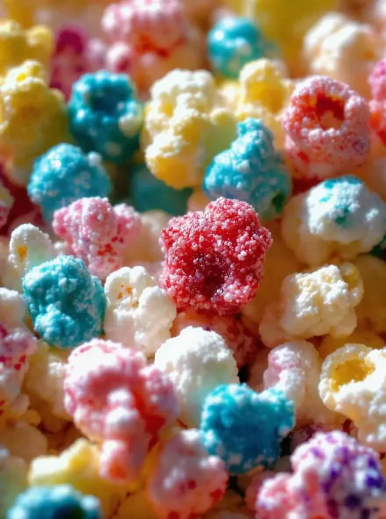 Rainbow Popcorn Mix
