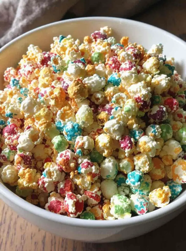Rainbow Popcorn Mix