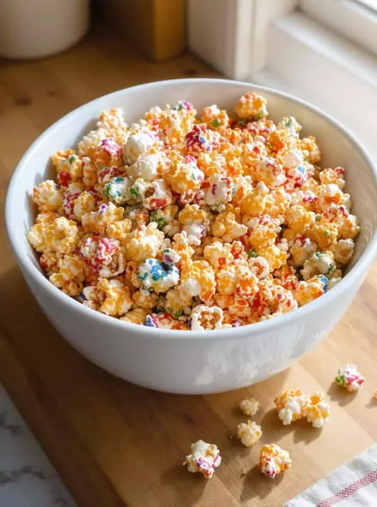 Rainbow Popcorn Mix