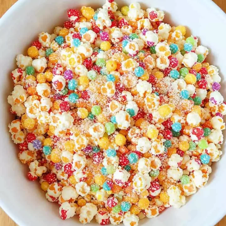 Rainbow Popcorn Mix