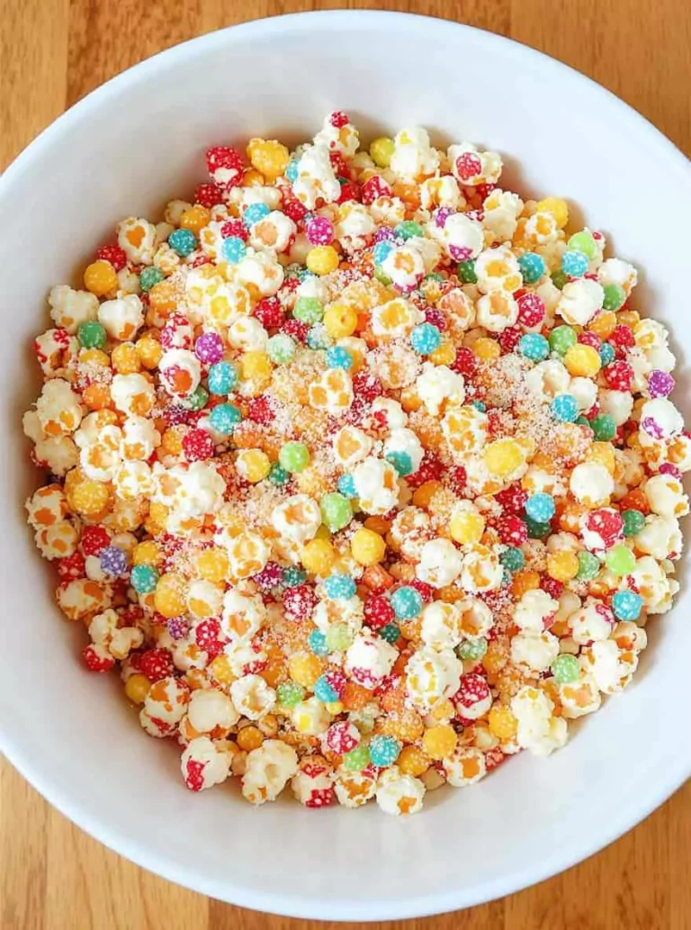 Rainbow Popcorn Mix
