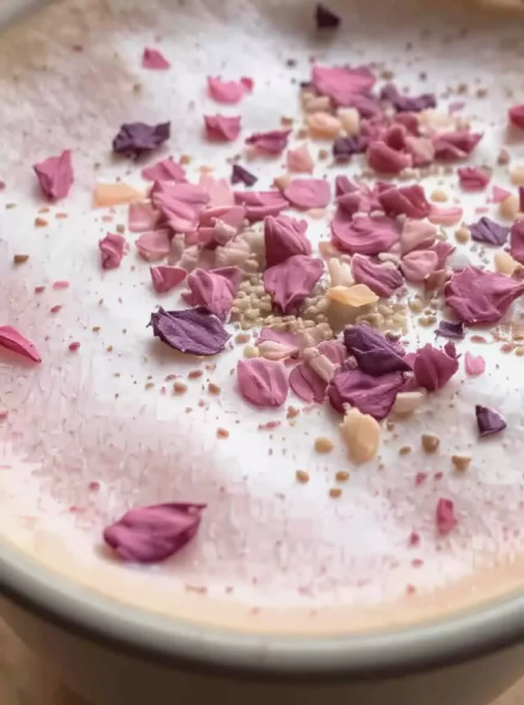 Rose Cardamom Tea Latte