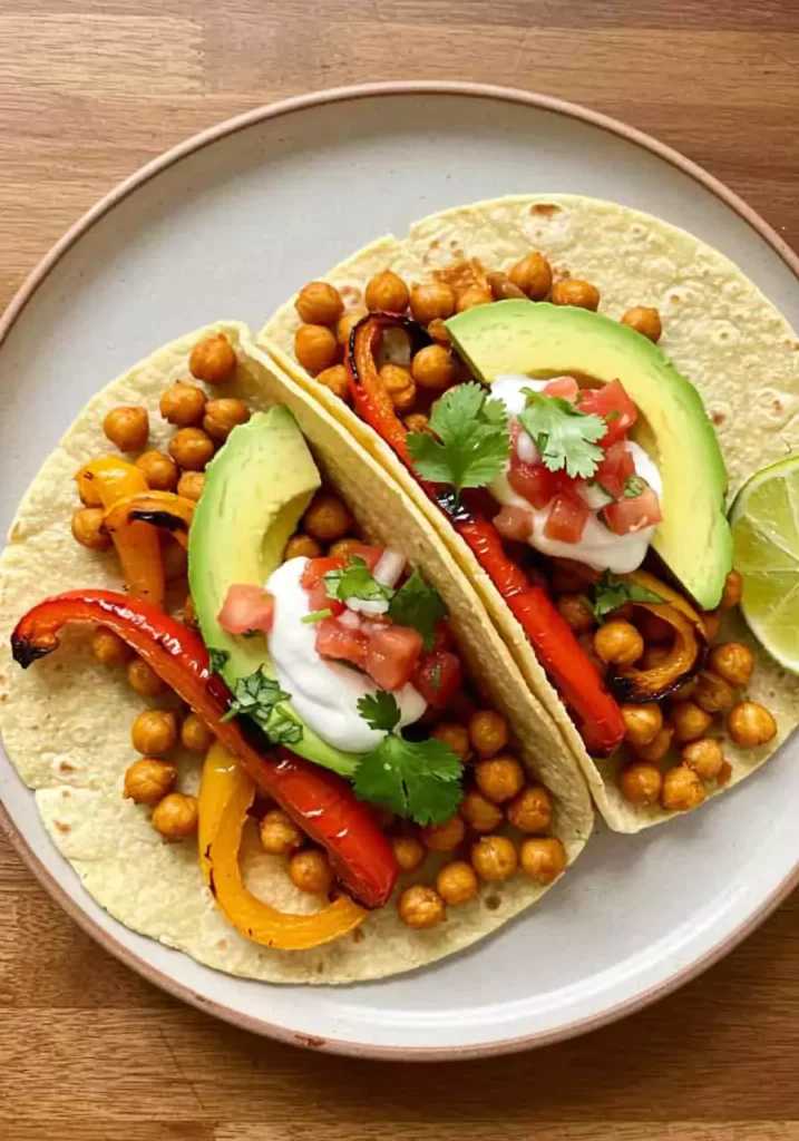 Sheet Pan Chickpea Fajitas