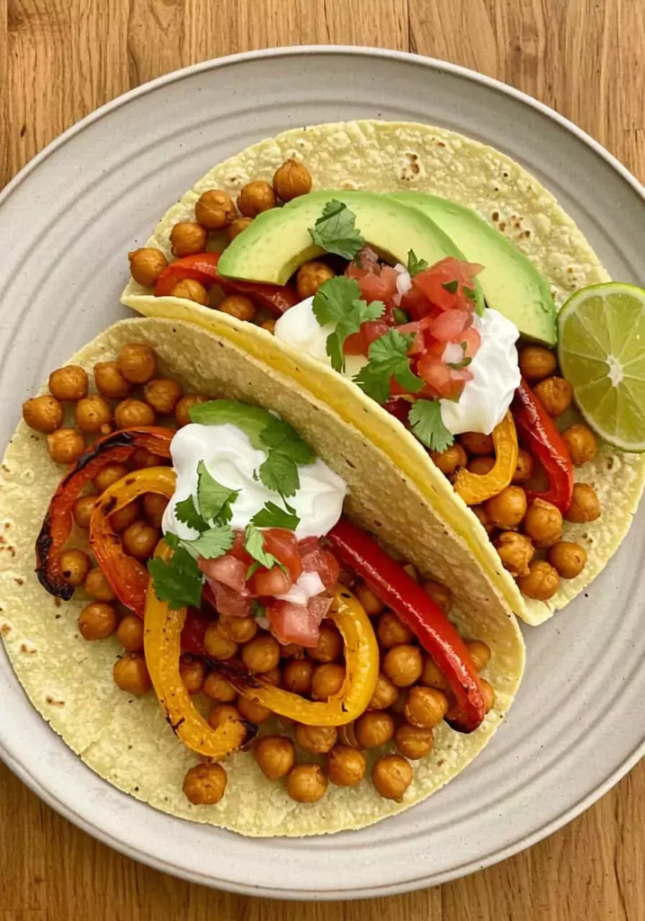 Sheet Pan Chickpea Fajitas
