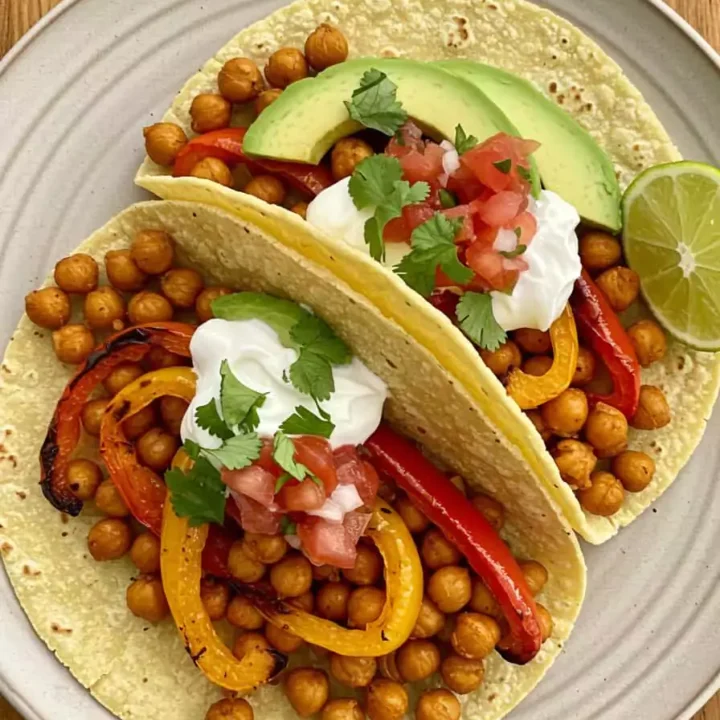 Sheet Pan Chickpea Fajitas