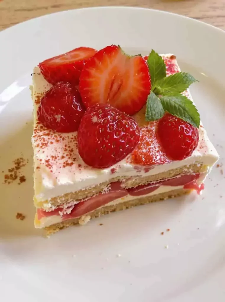 strawberry tiramisu