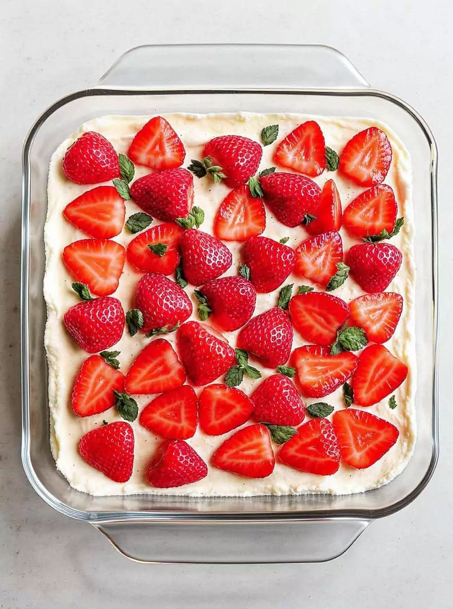 strawberry tiramisu