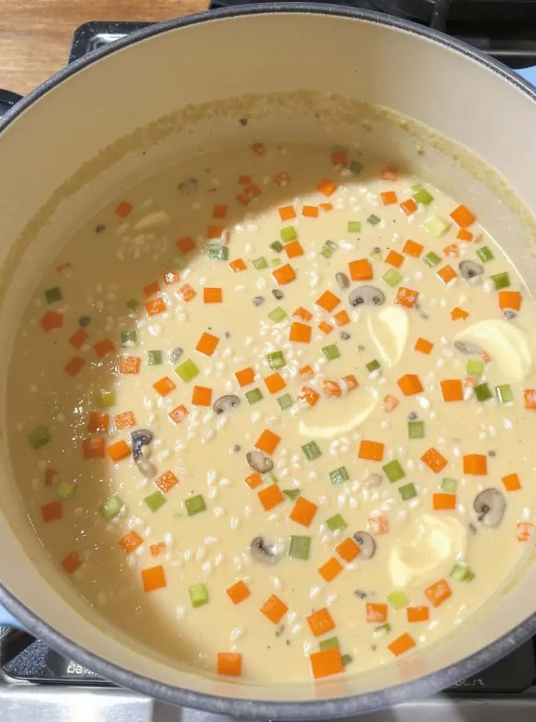 Creamy Vegetable and Rice Soup