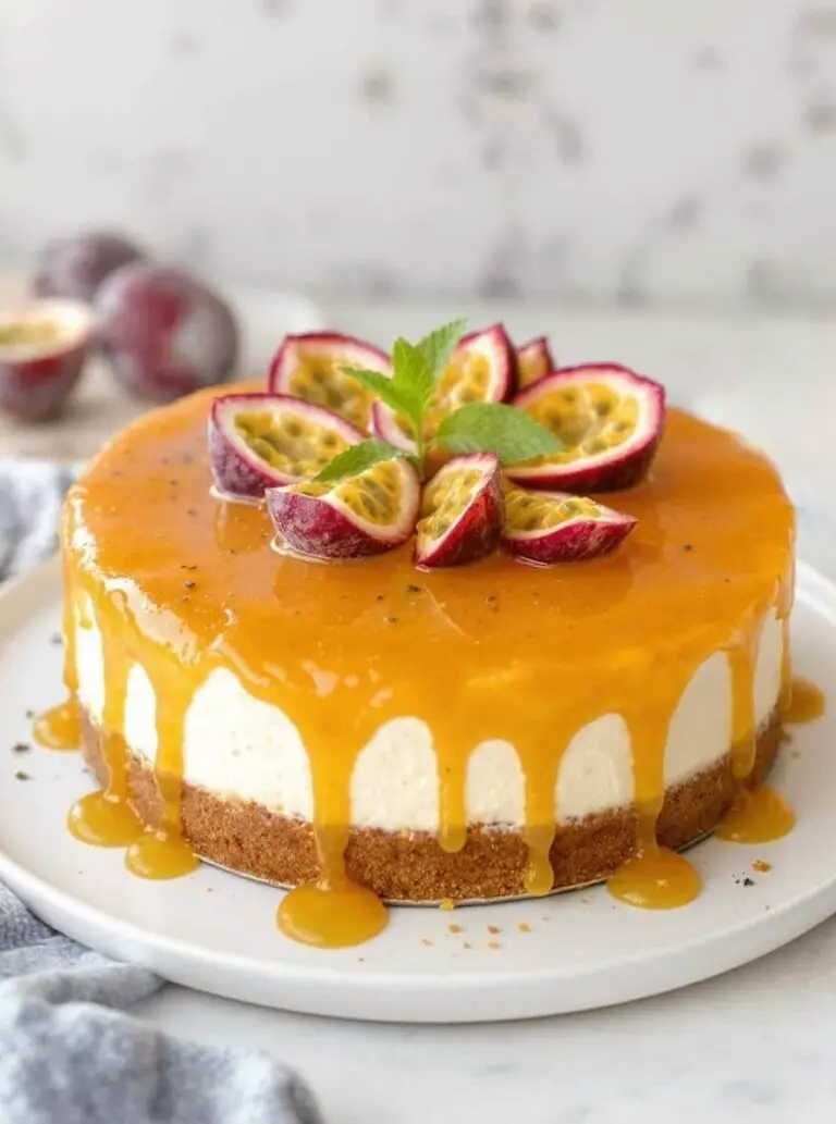 Passion Fruit Cheesecake