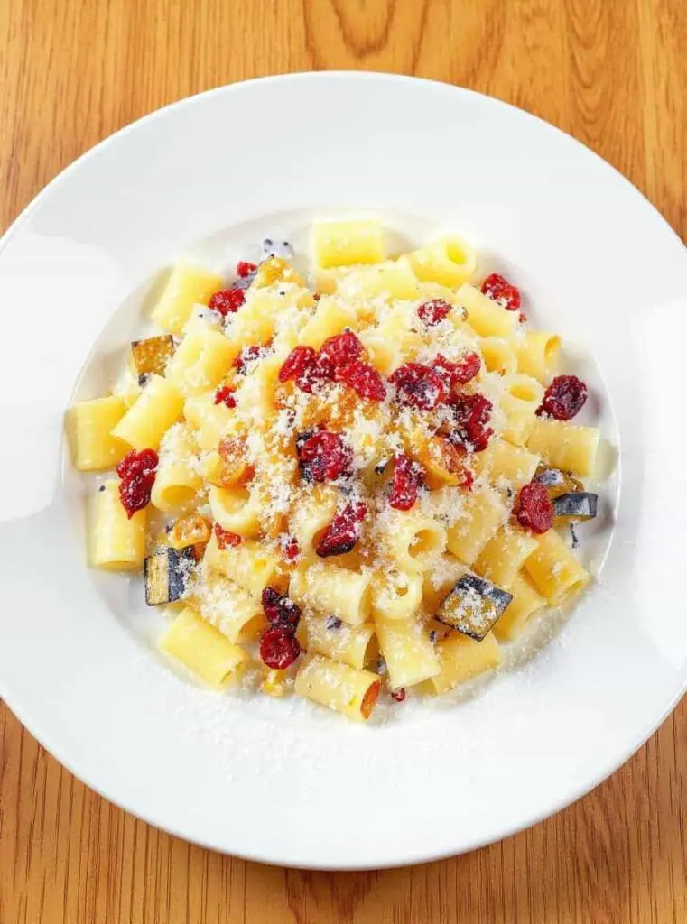 Sun-Dried Tomato Eggplant Ricotta Pasta