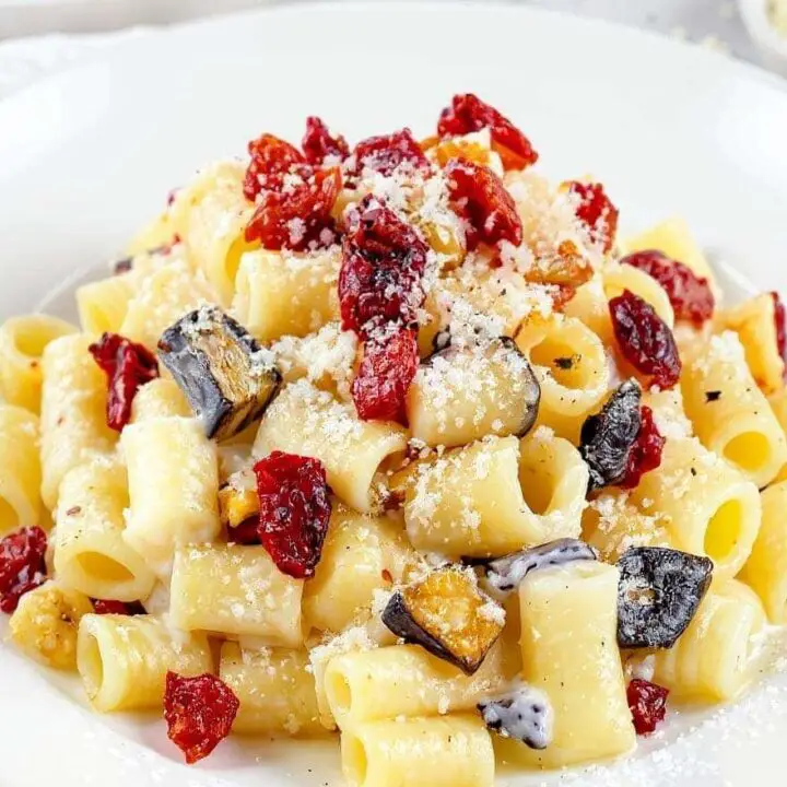 Sun-Dried Tomato Eggplant Ricotta Pasta
