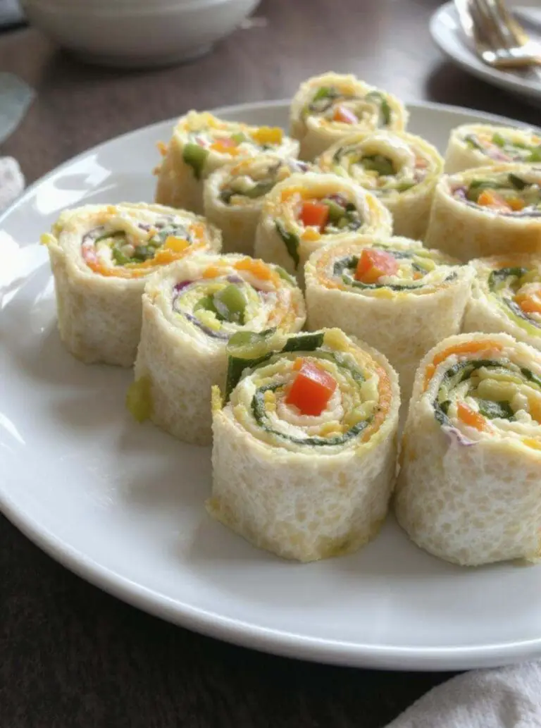 Vegetable Tortilla Roll Ups